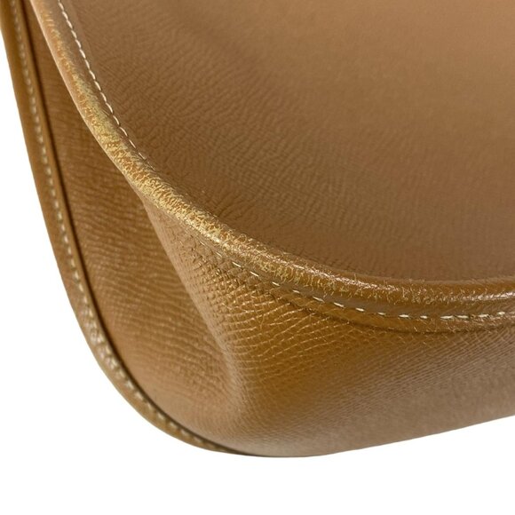 Authentic Hermes Evelyne GM gold brown epsom leather crossbody - Picture 13 of 16